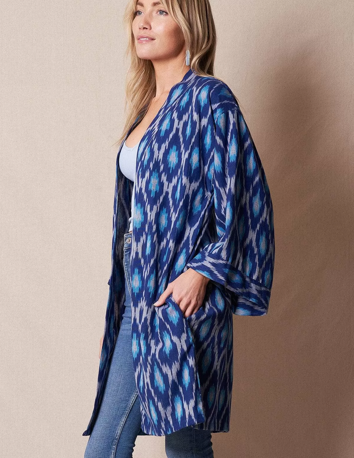 Fair Trade Ikat Kimono