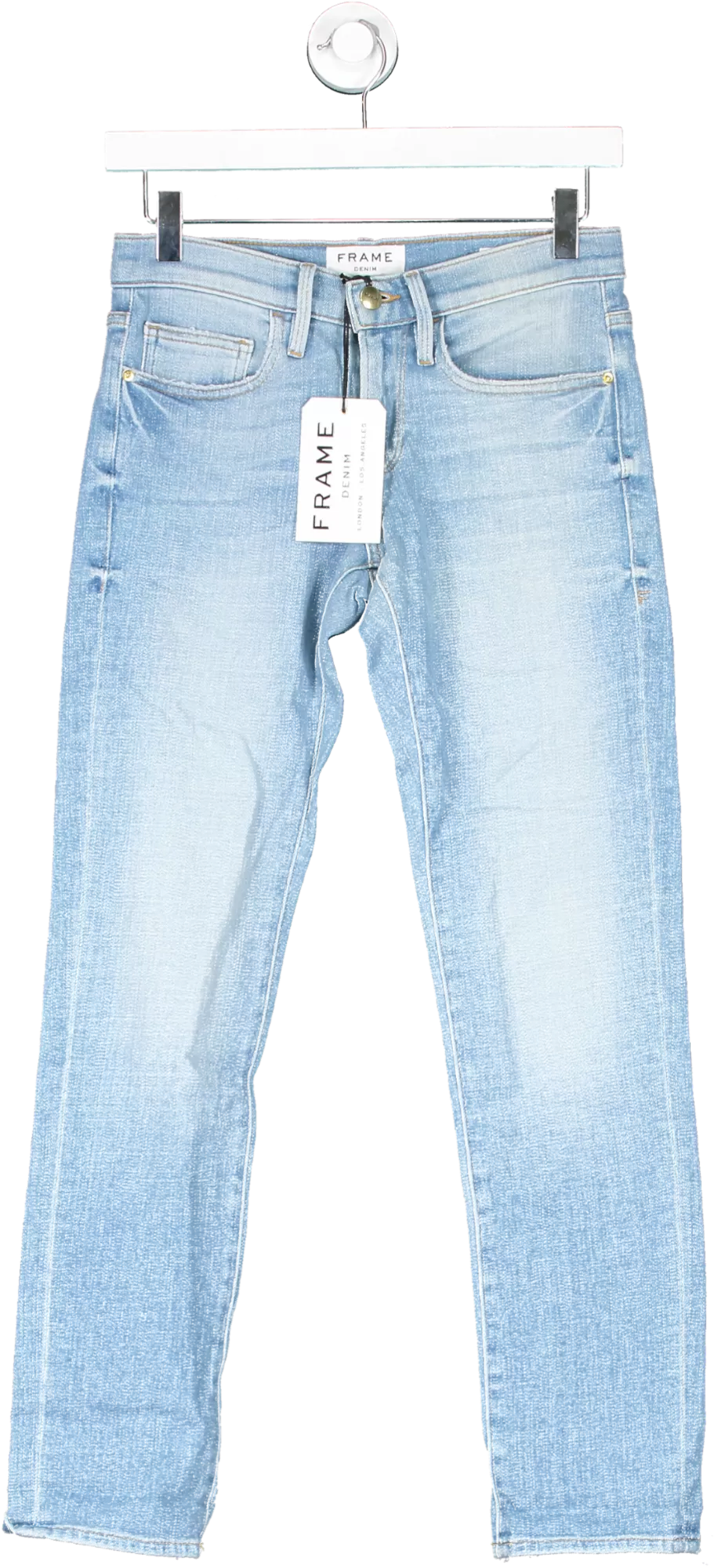 FRAME Denim Light Blue Le Boy Slim Straight leg Jeans  BNWT W23