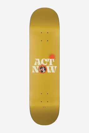 G1 Act Now - Mustard - 8.0 Skateboard Deck