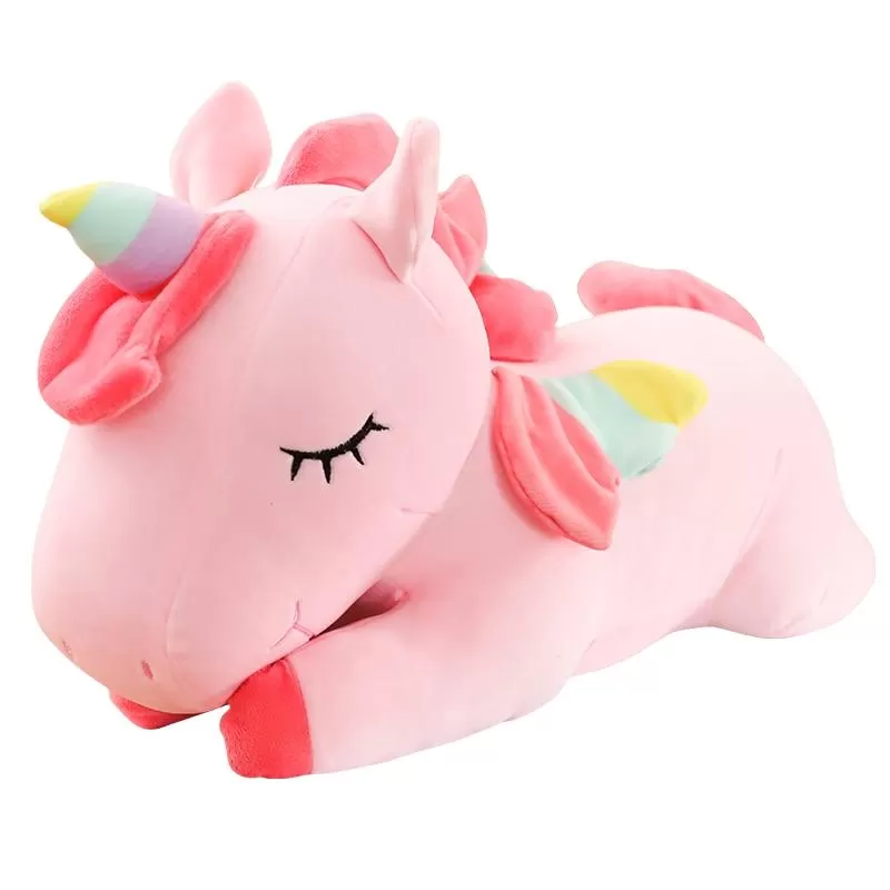 Giant Unicorn Plush Toy Soft Sitting Stuffed Popular Cartoon Unicorn Dolls Animal Horse Toys