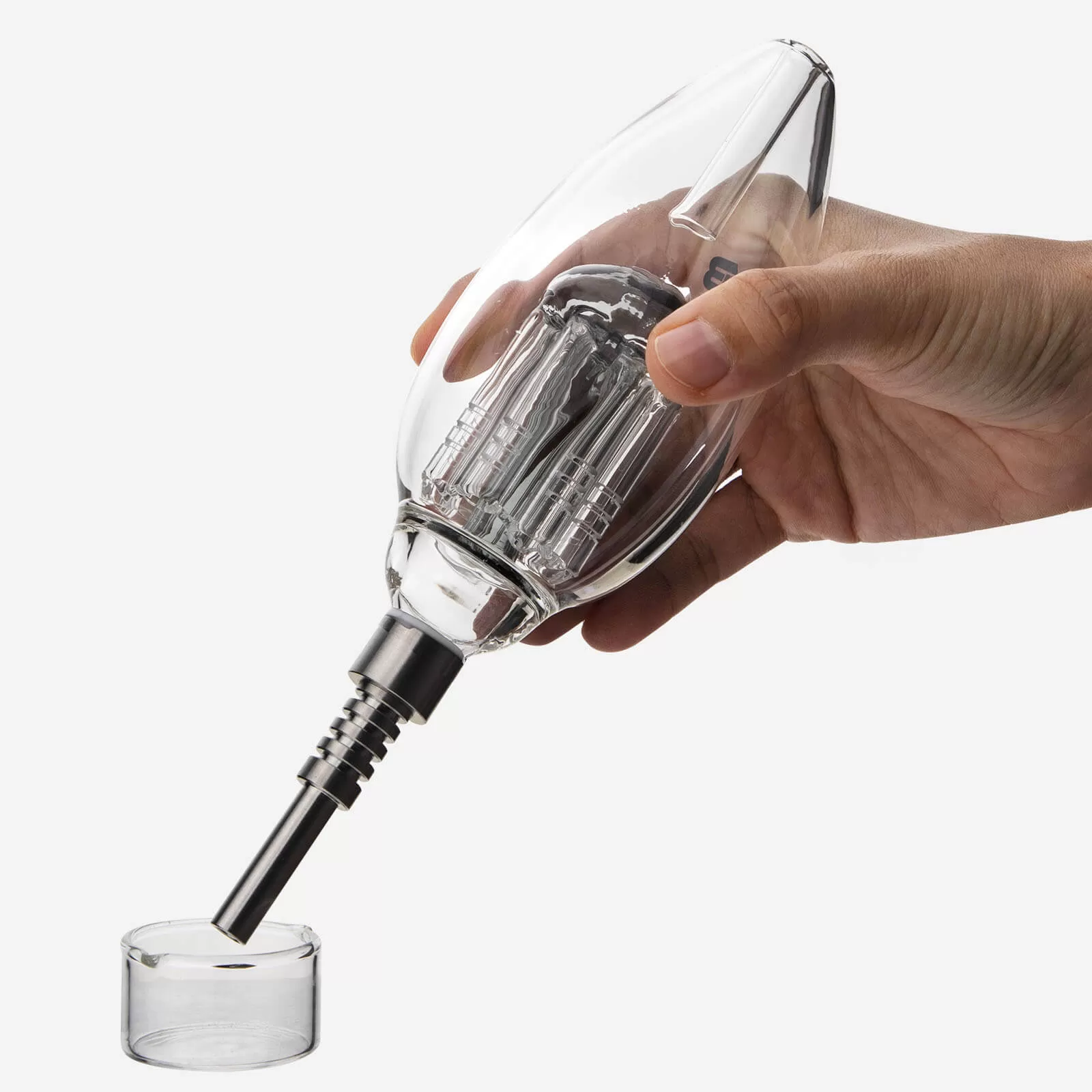 Glass Bulb Nectar Collector With Tree Perc