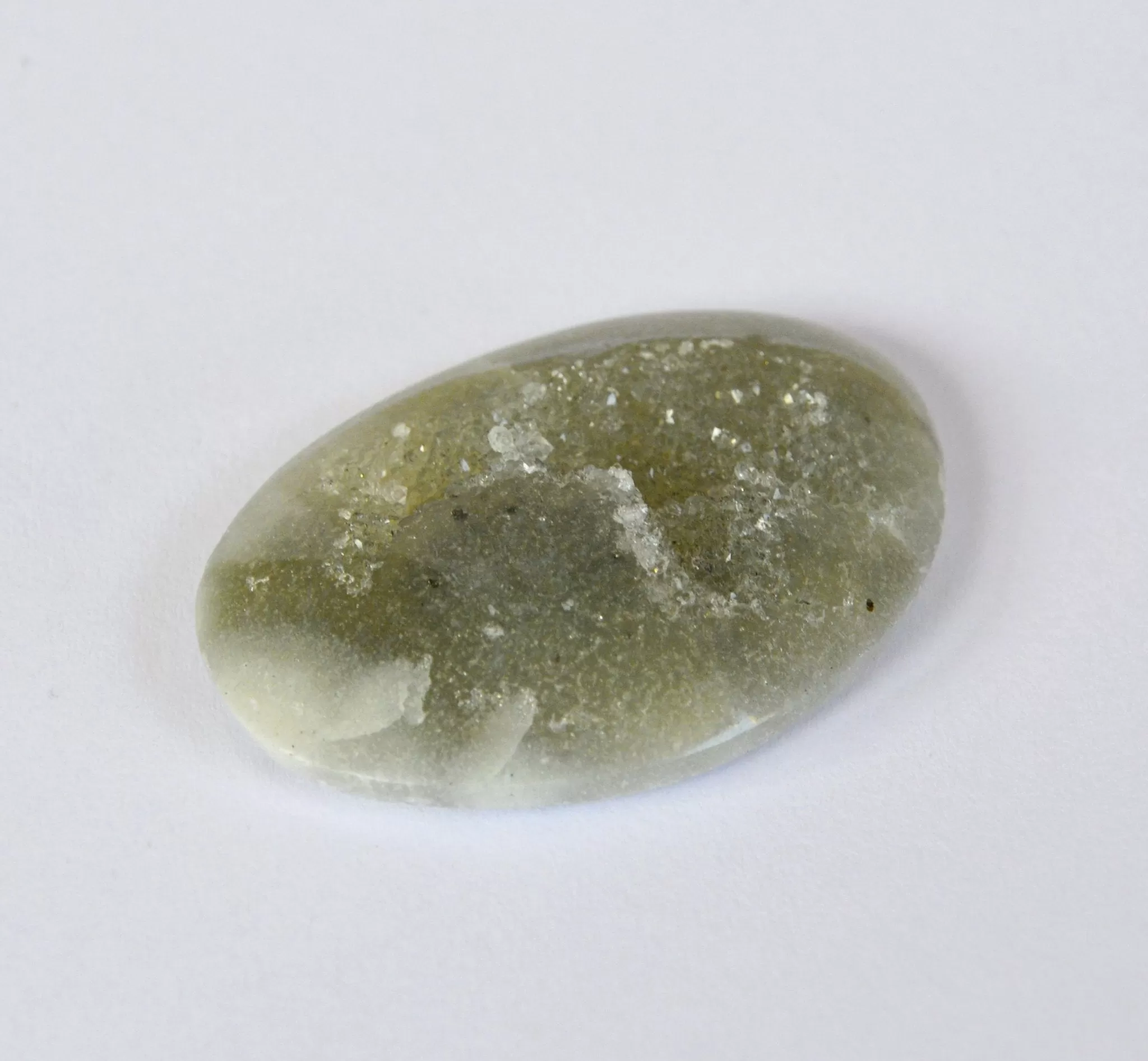 Green Gray Quartz Druzy