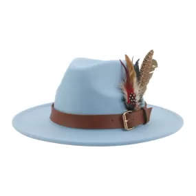 Hat Fedoras Winter Women Hats Men Felt Hat Feather Luxury Fashion hat Popular