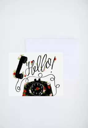 Hi/Hello Floral Cards