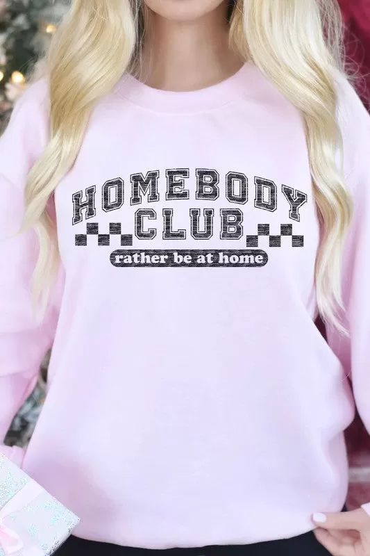 HOMEBODY CLUB GRAPHIC SWEATSHIRT