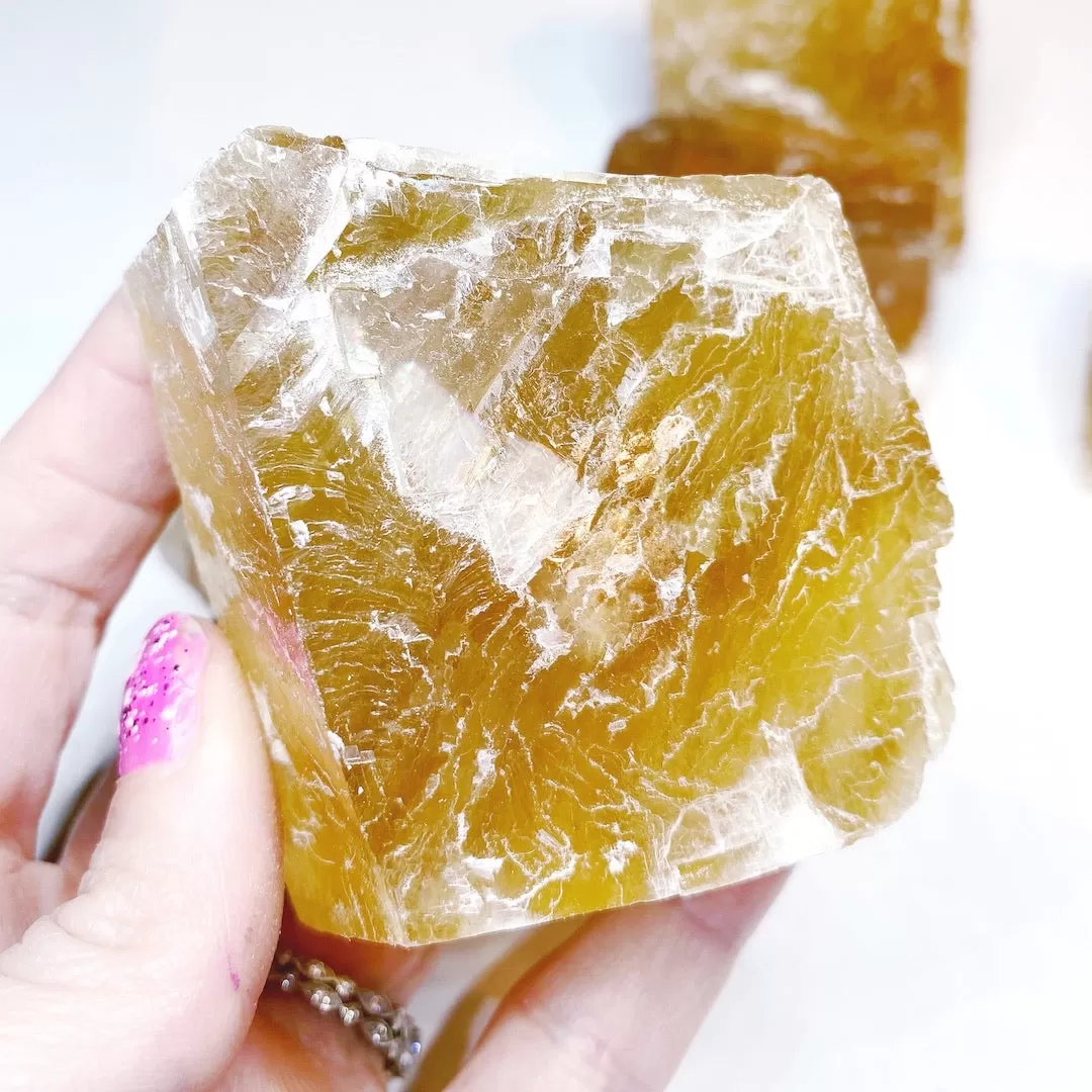 Honey Optical Calcite