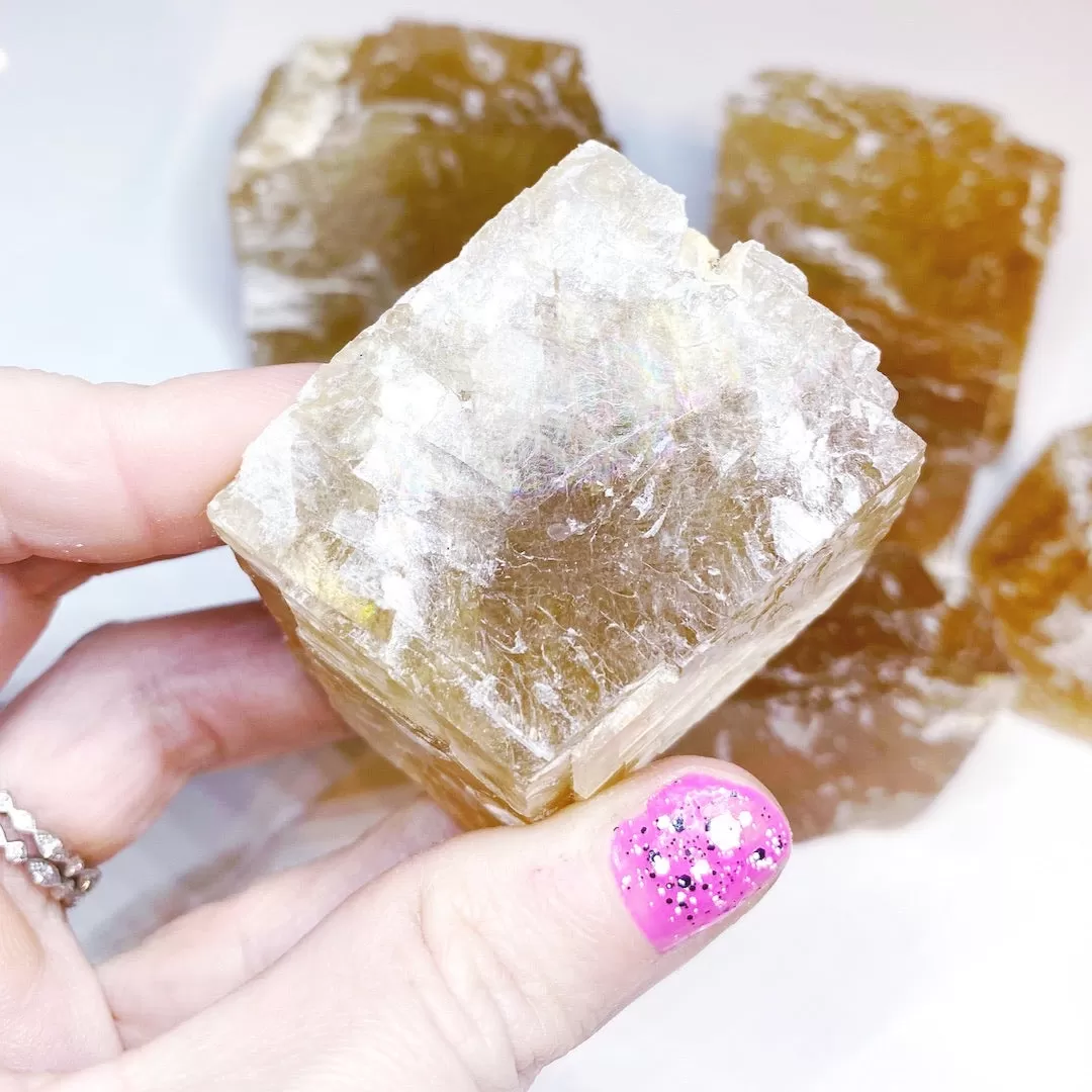 Honey Optical Calcite