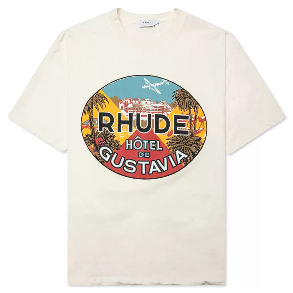 Hotel De Gustavia Tee - Vintage White