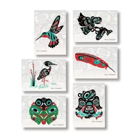 House Screen Art Card Collection #1 - Formline Art Card Set