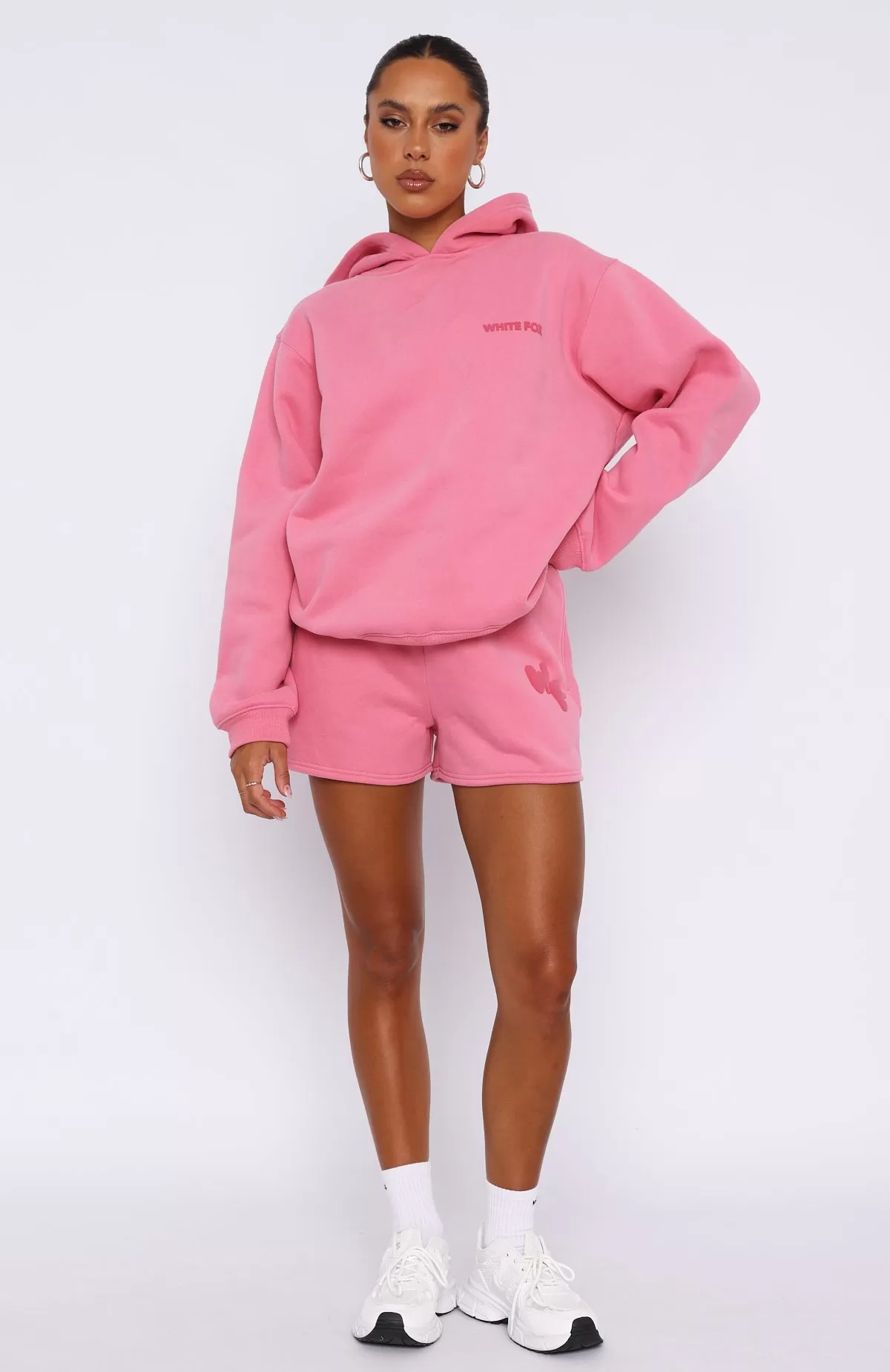 I'm Glad Lounge Shorts Pink