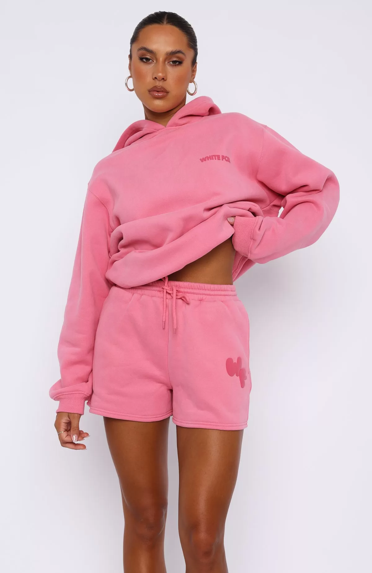 I'm Glad Lounge Shorts Pink