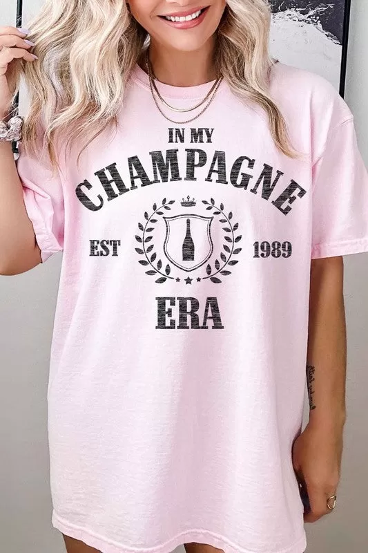 IN MY CHAMPAGNE ERA GRAPHIC TEE