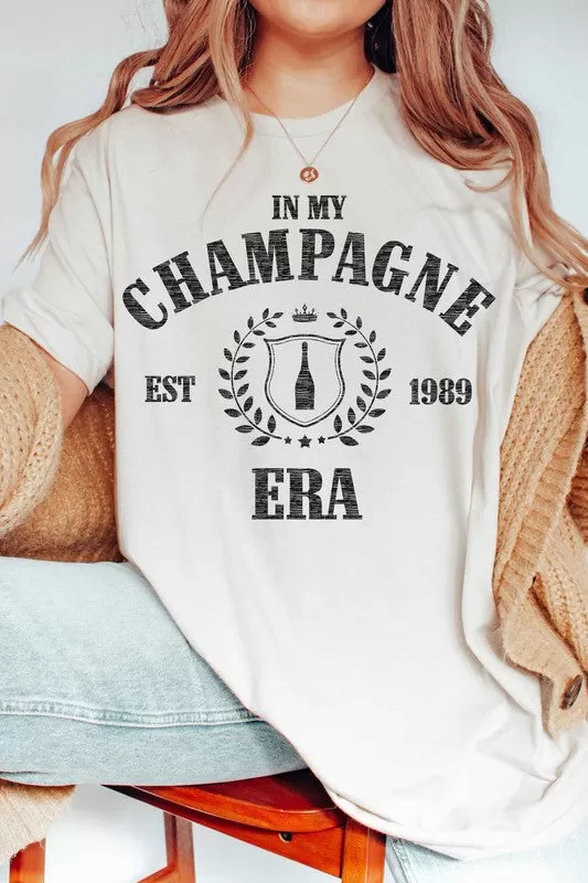 IN MY CHAMPAGNE ERA GRAPHIC TEE