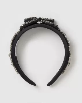 Izoa Emma Headband Black/Silver