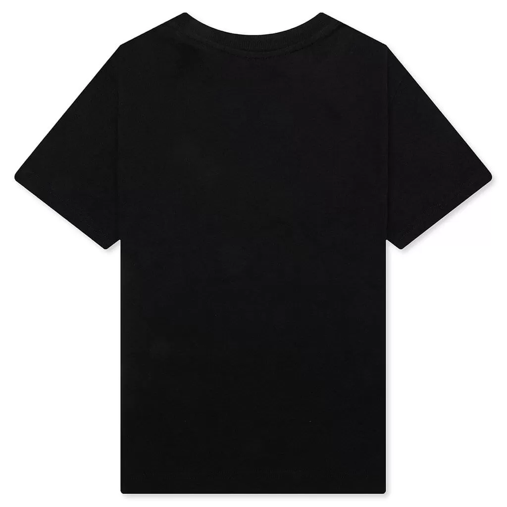 Kid's Shark T-Shirt S/S - Black