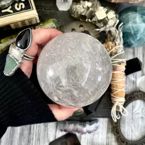 Large Clear Quartz Crystal Ball  / FoxlarkCrystals