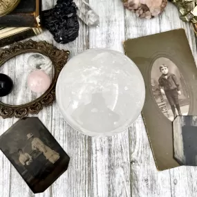 Large Clear Quartz Crystal Ball  / FoxlarkCrystals