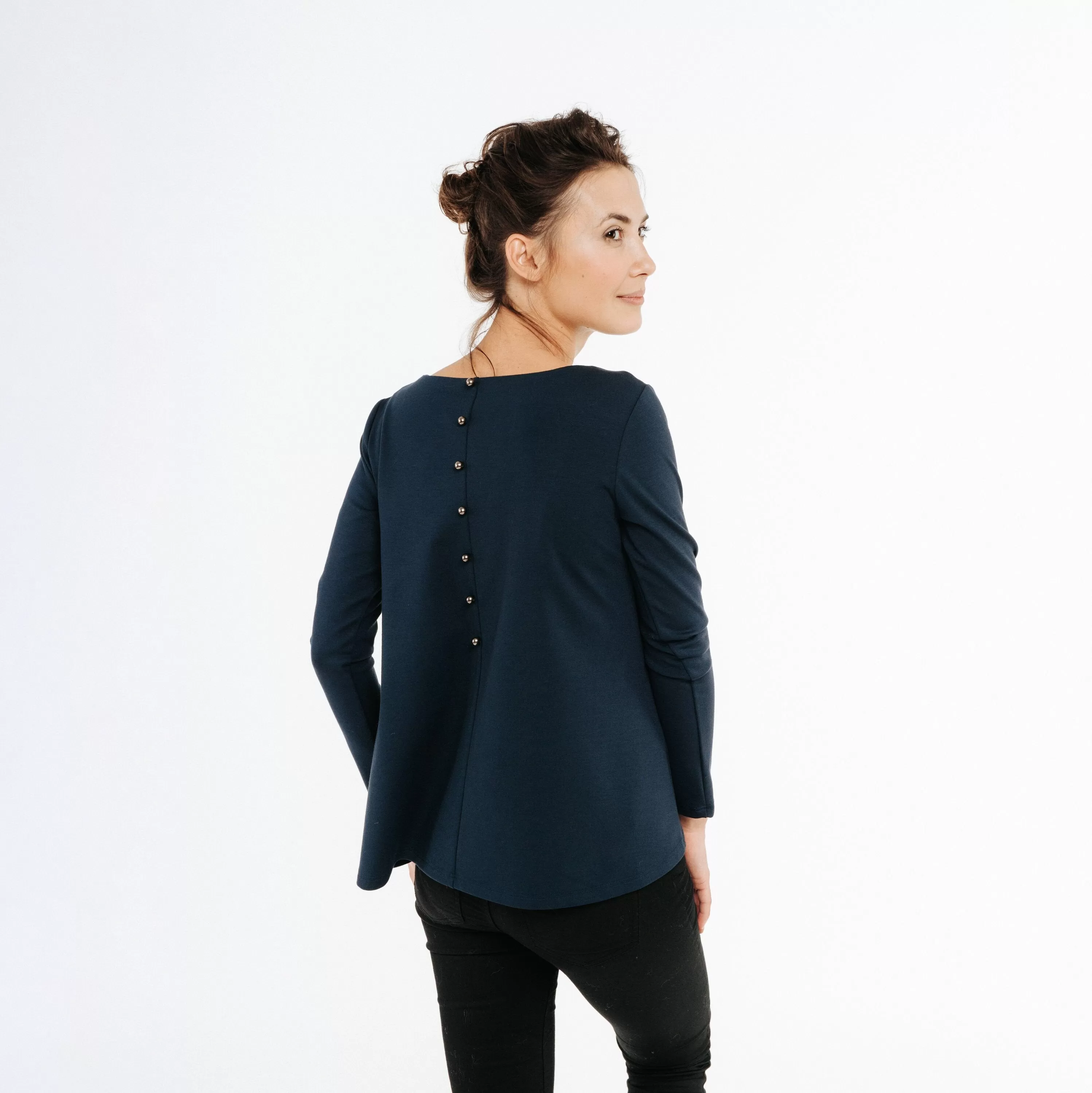 LeMuse CALMNESS blouse, Deep blue, L