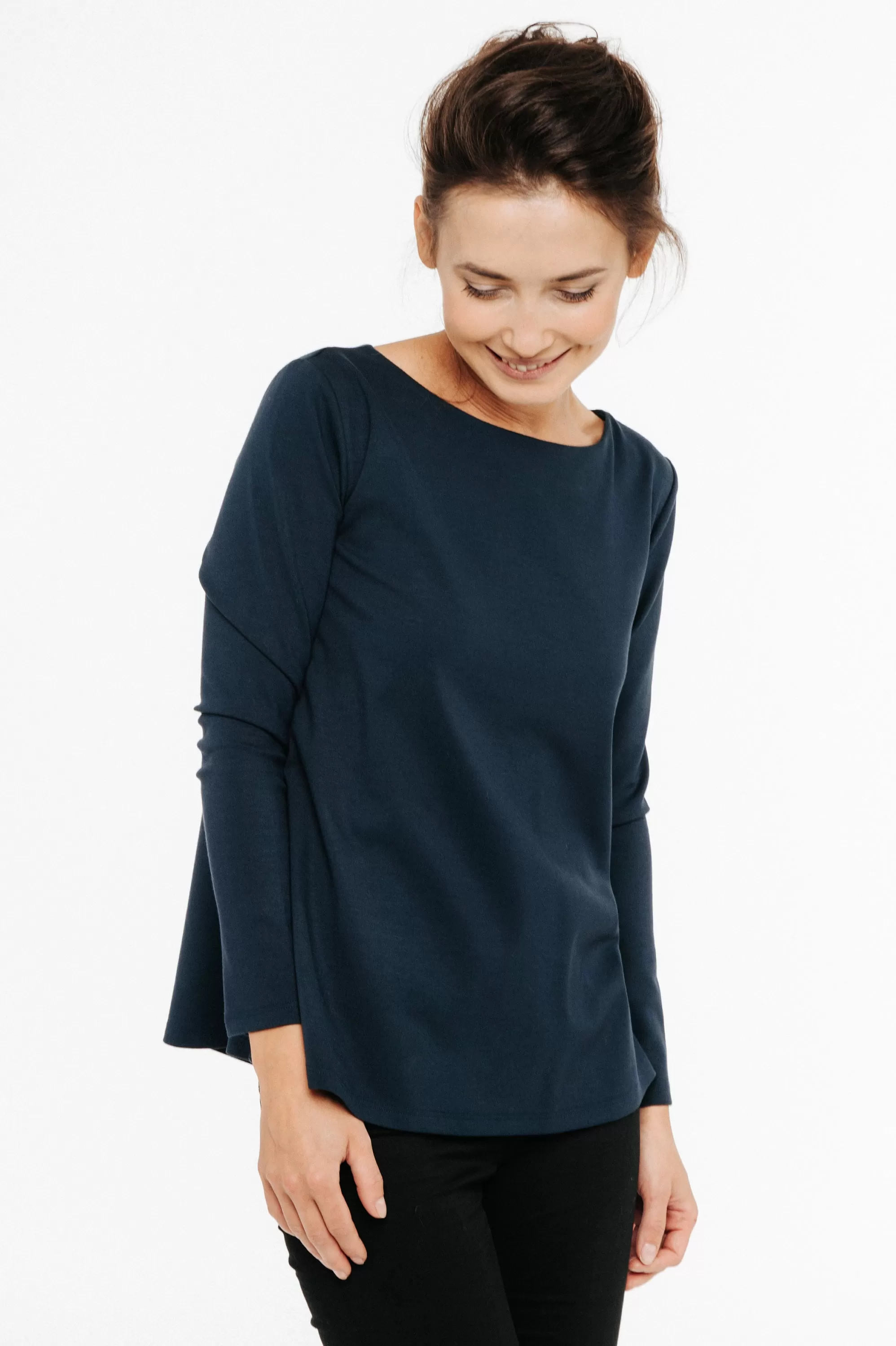 LeMuse CALMNESS blouse, Deep blue, L