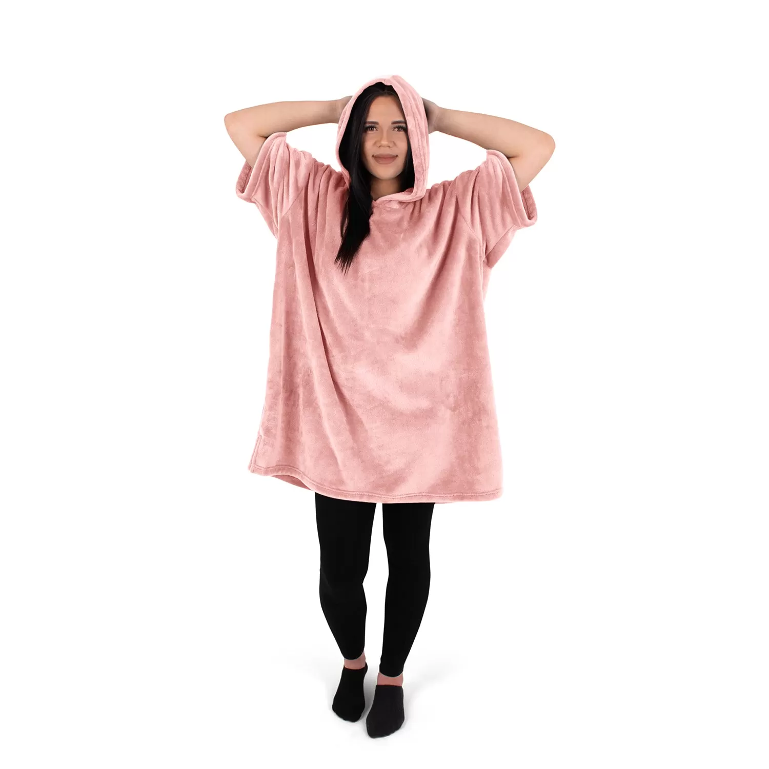 Light Robe Short Sleeved - Pink