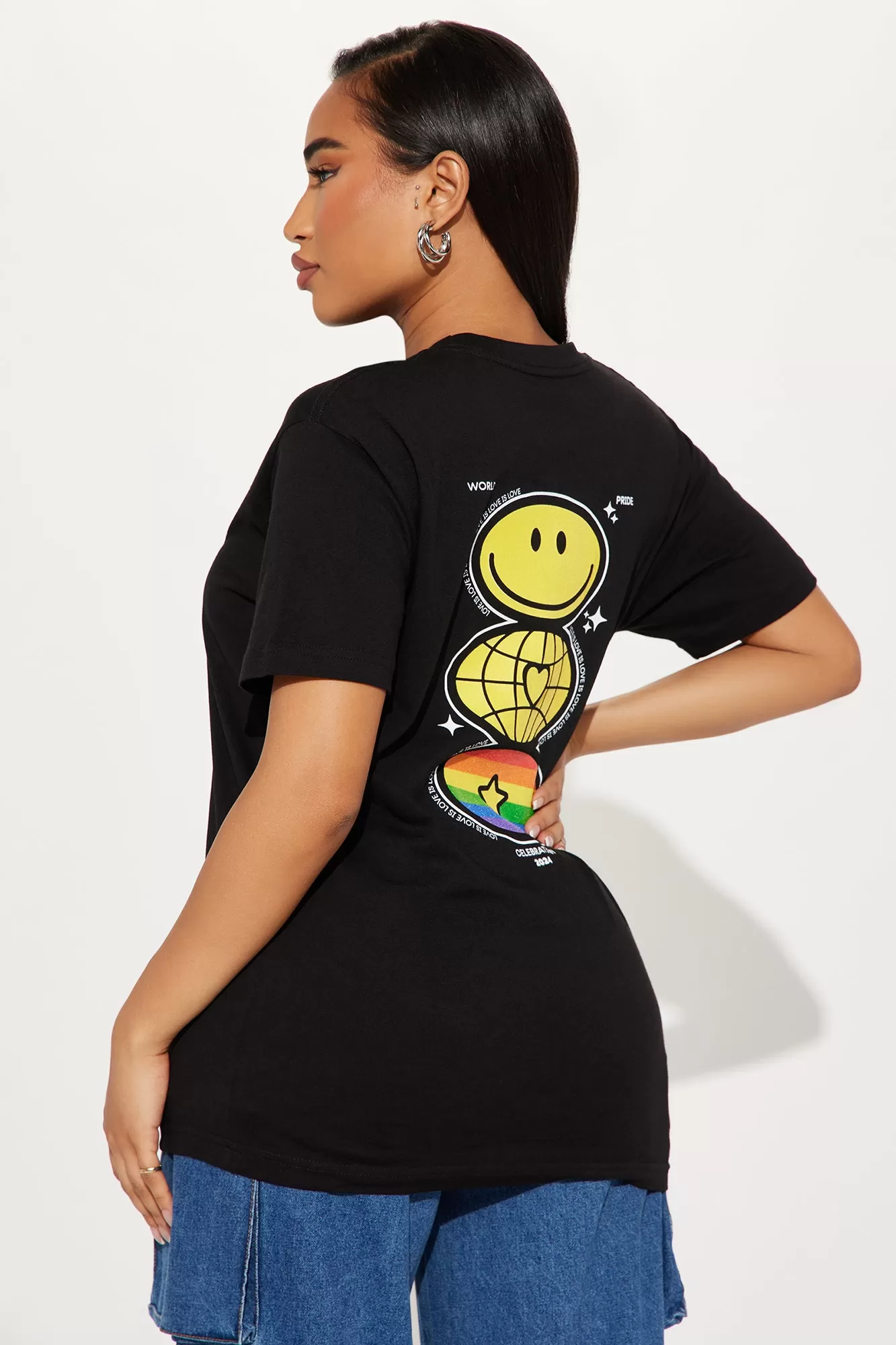 Love Is Love World Pride Tee - Black