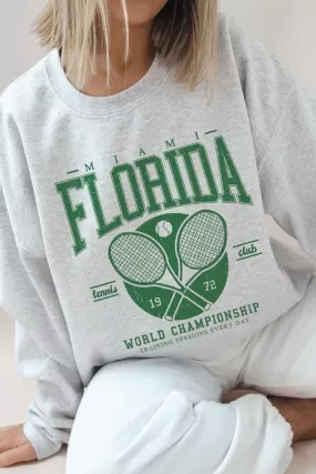 MIAMI FLORIDA TENNIS CLUB Graphic Sweatshirt