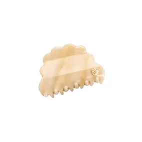 Mini Hair Claw - Ivory