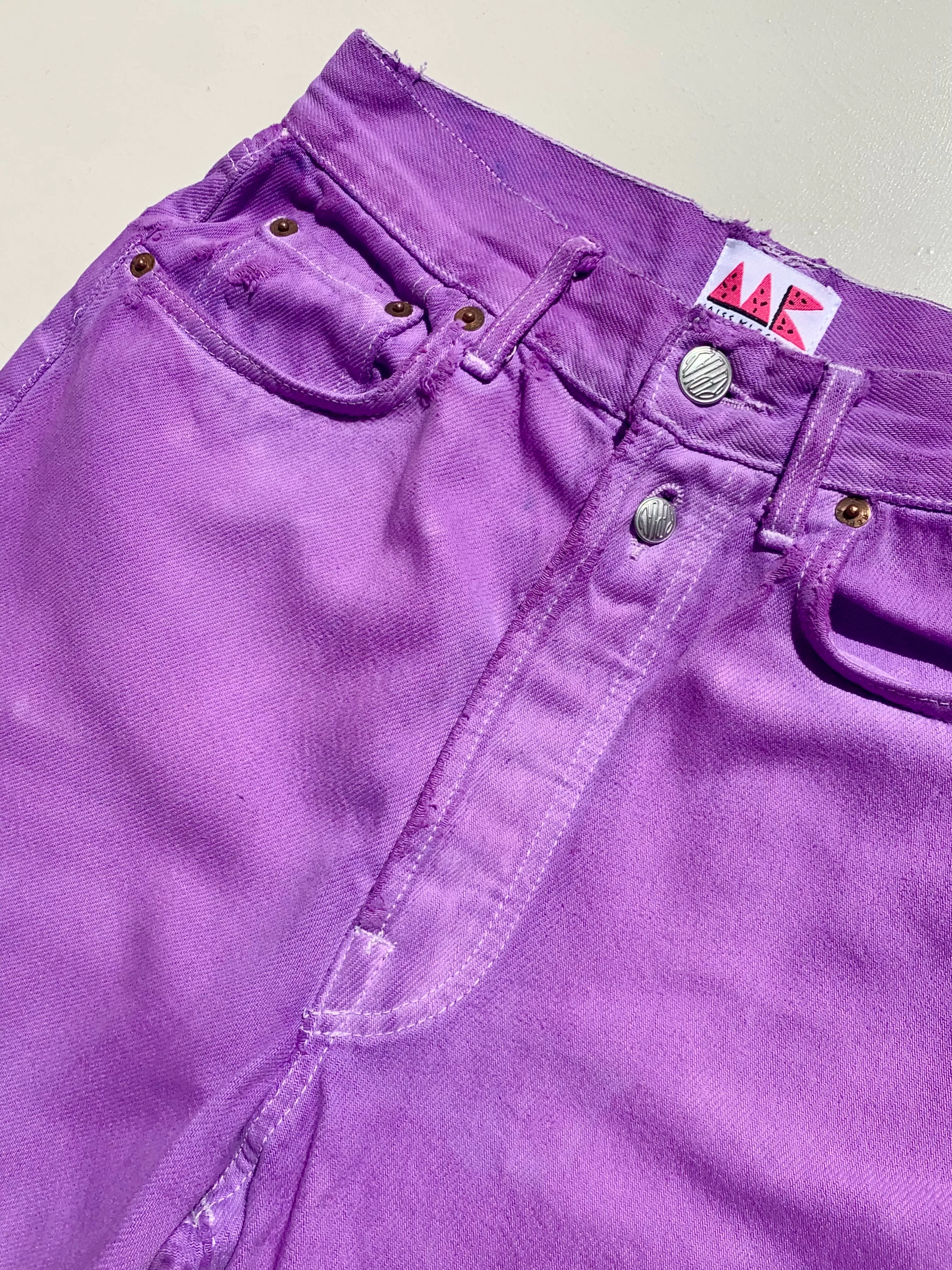 MK VINTAGE LILAC DENIM JEANS talla S/M