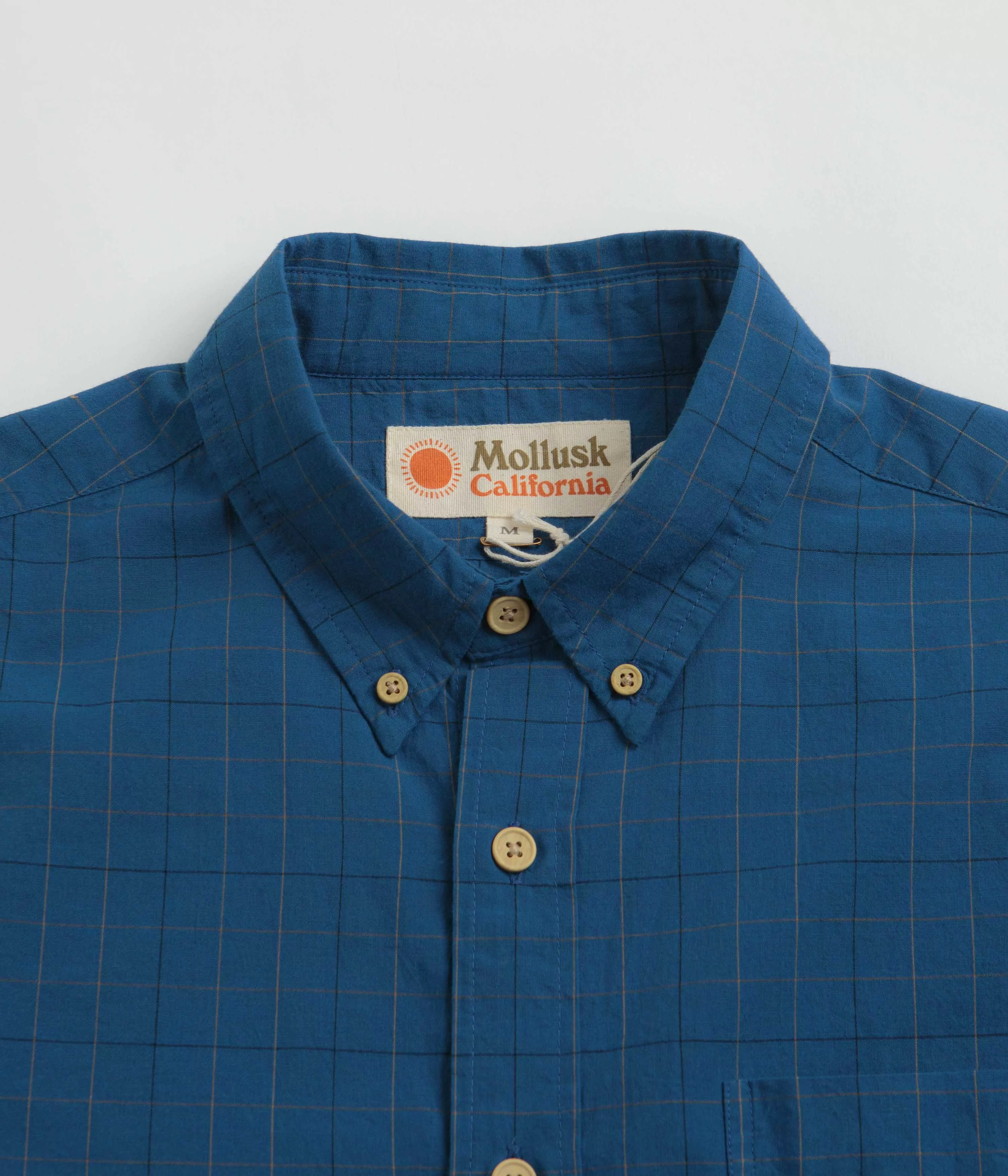 Mollusk Thurston Shirt - Aegean Windowpane