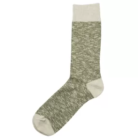 Norse Projects - Ebbe Slub Socks - Sediment Green