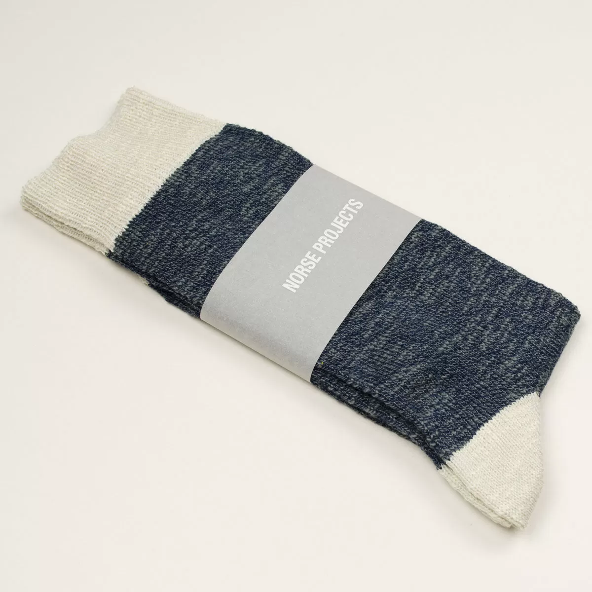 Norse Projects - Ebbe Slub Socks - Steel Blue