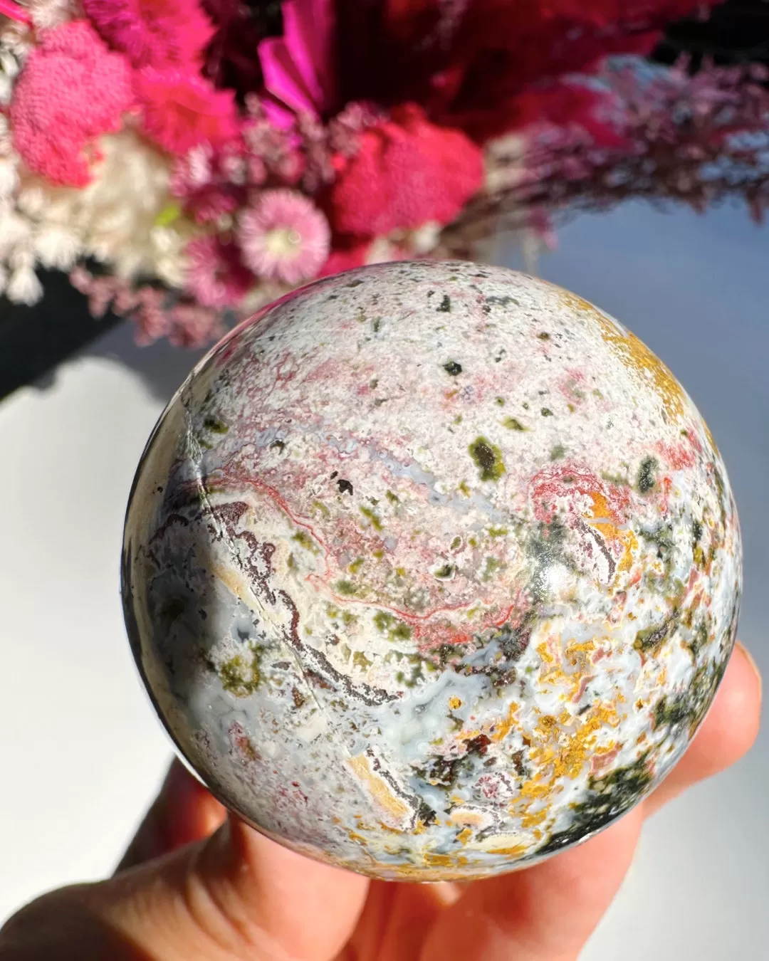 Ocean Jasper Sphere