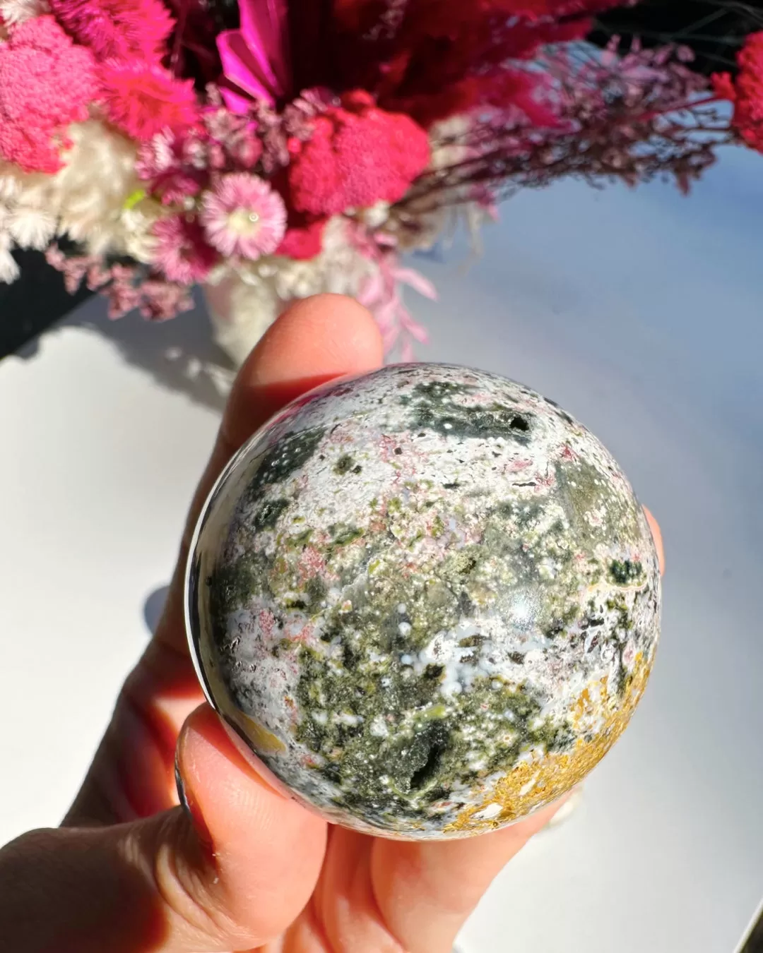 Ocean Jasper Sphere