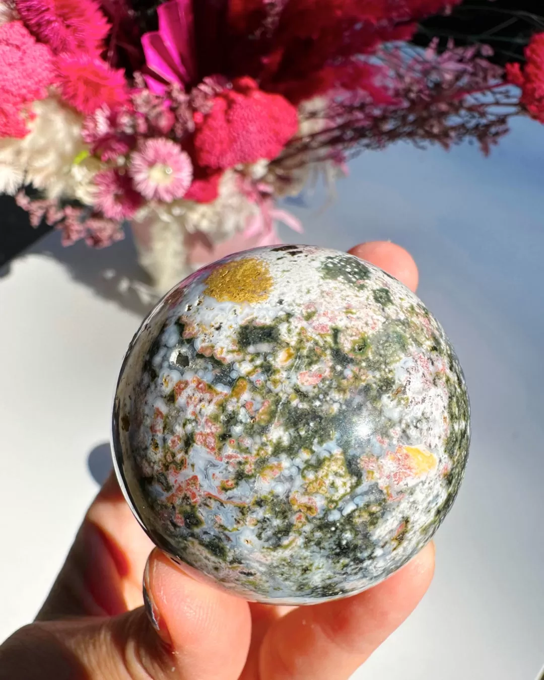 Ocean Jasper Sphere