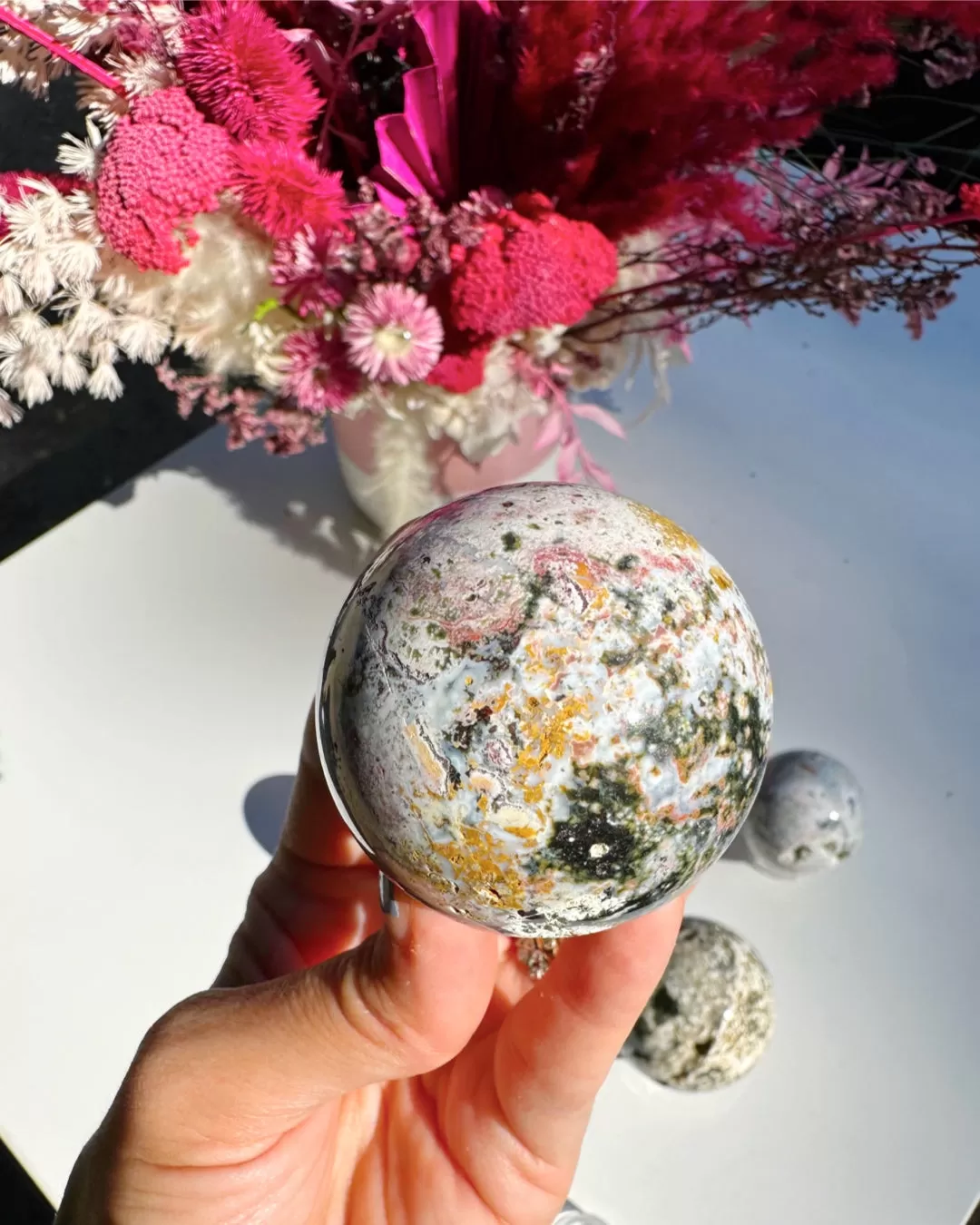 Ocean Jasper Sphere