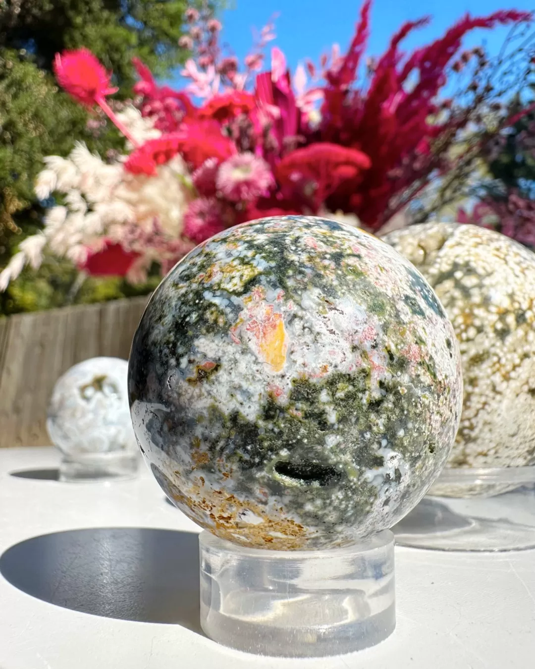 Ocean Jasper Sphere