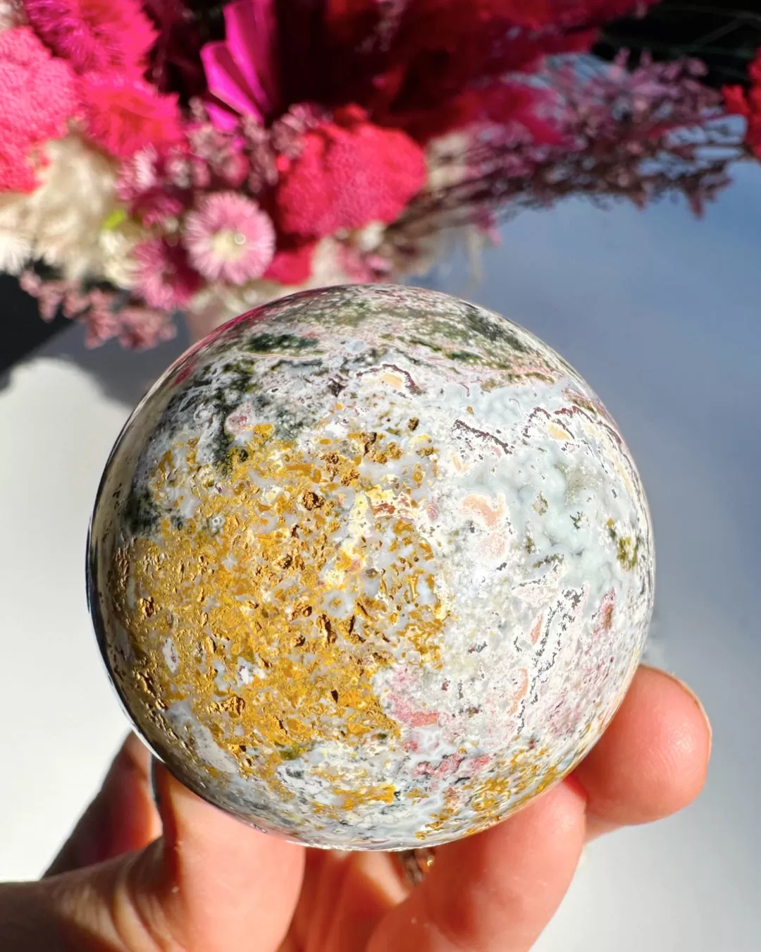 Ocean Jasper Sphere