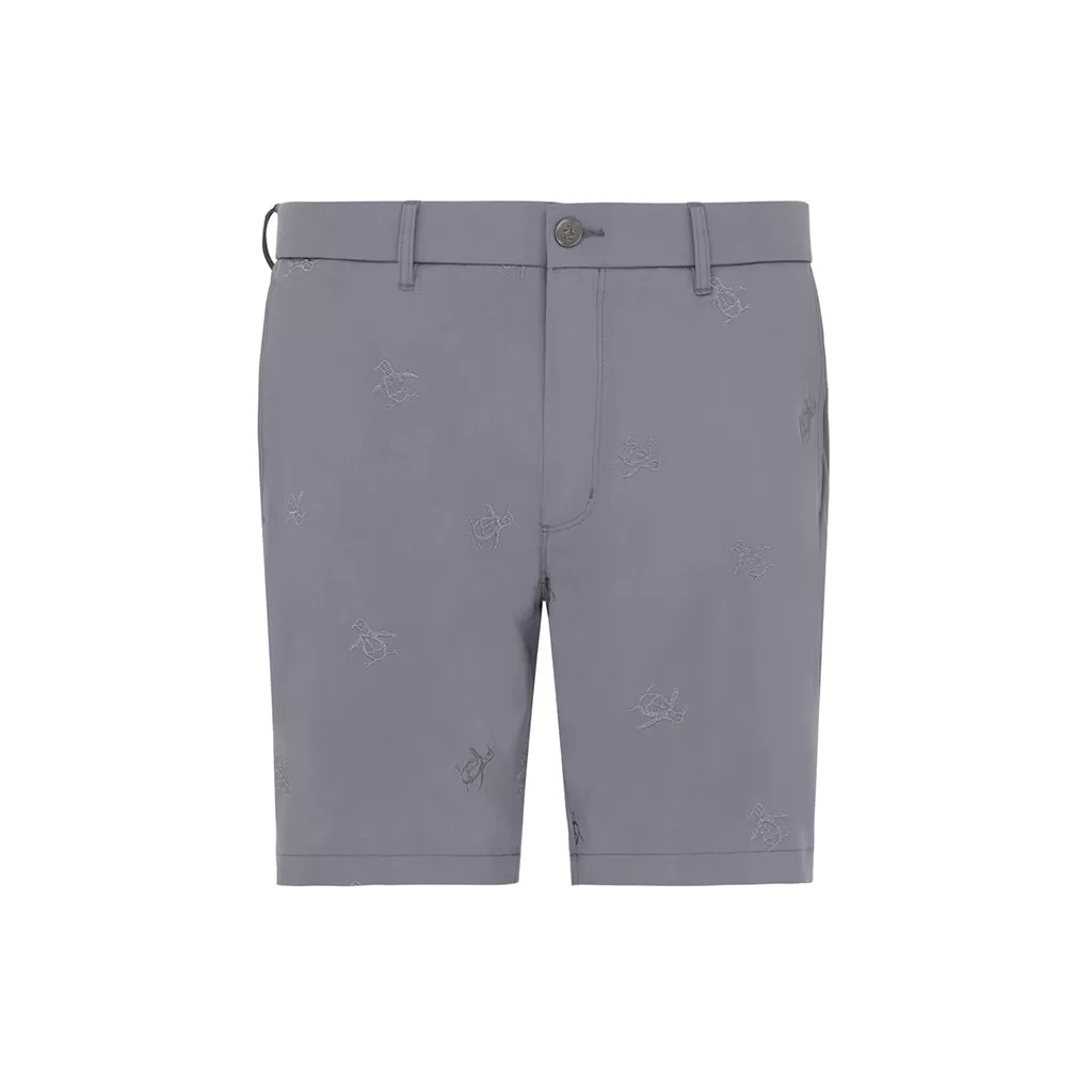 ORIGINAL PENGUIN SPACE DYED PETE EMBROIDERED SHORT QUIET SHADE