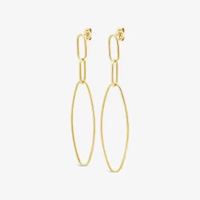 Oval Dangle Earrings