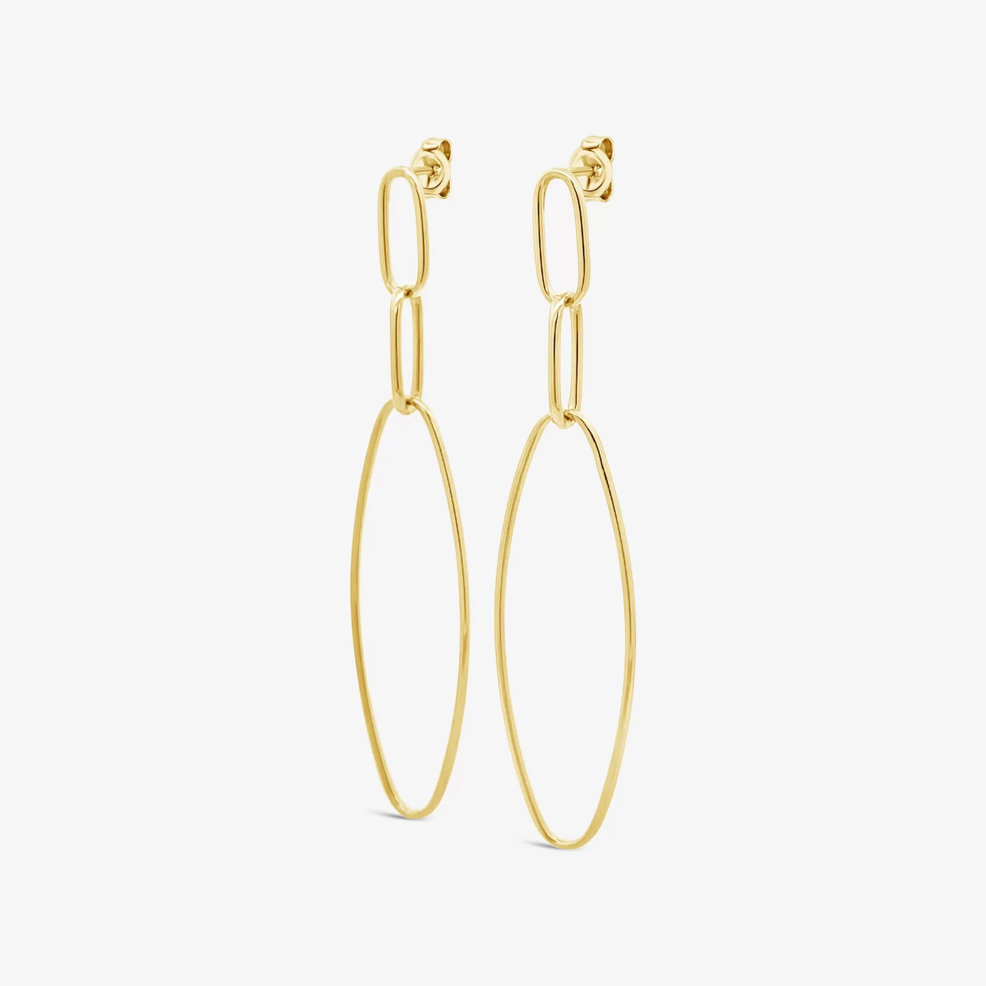 Oval Dangle Earrings