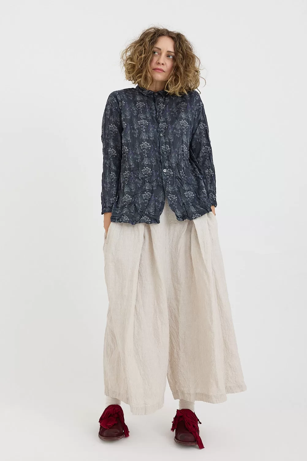 Pas de Calais - Calamint Print Blouse