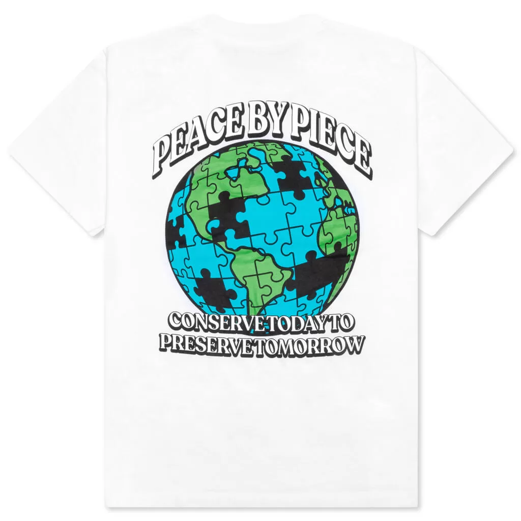 Peace by Piece Tee - White