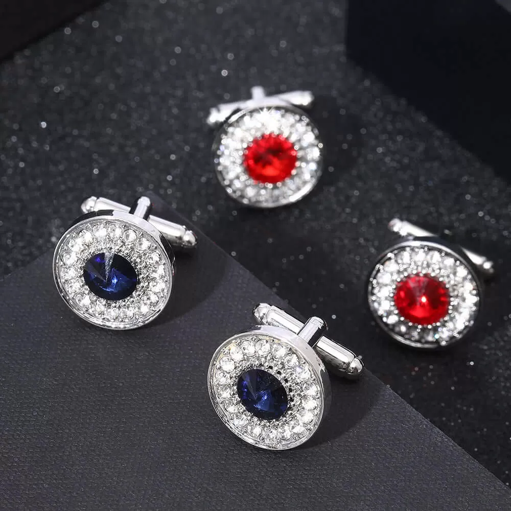 Popular Fashion Crystal Swank Cufflinks