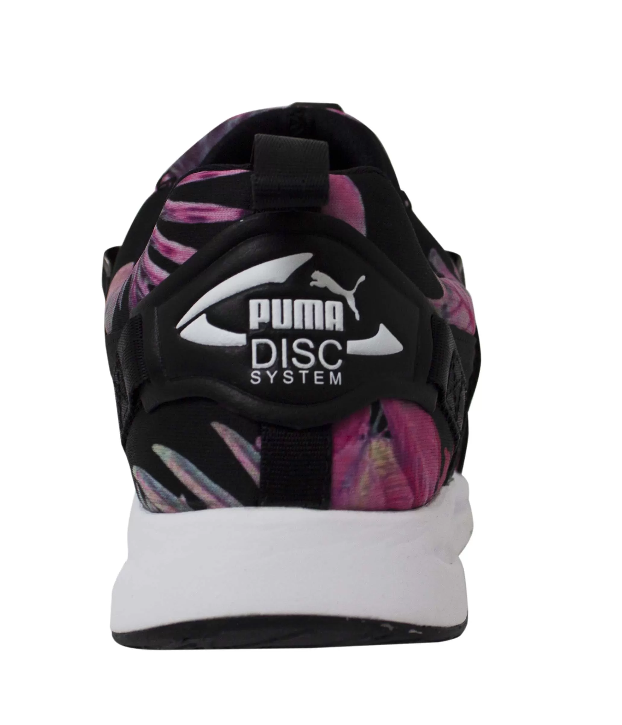 Puma Womens Disc Tropicalia Black Textile Floral Trainers 355925 01