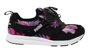 Puma Womens Disc Tropicalia Black Textile Floral Trainers 355925 01