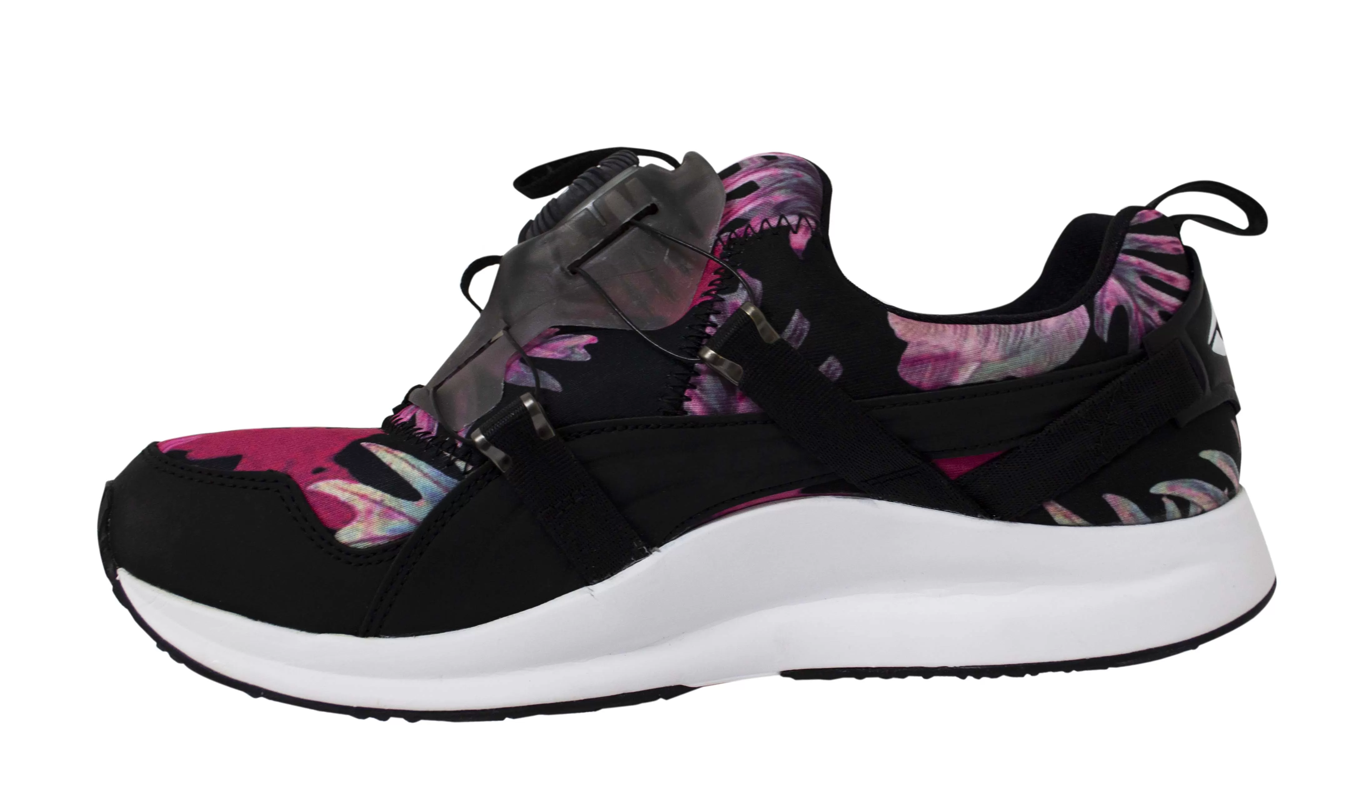 Puma Womens Disc Tropicalia Black Textile Floral Trainers 355925 01