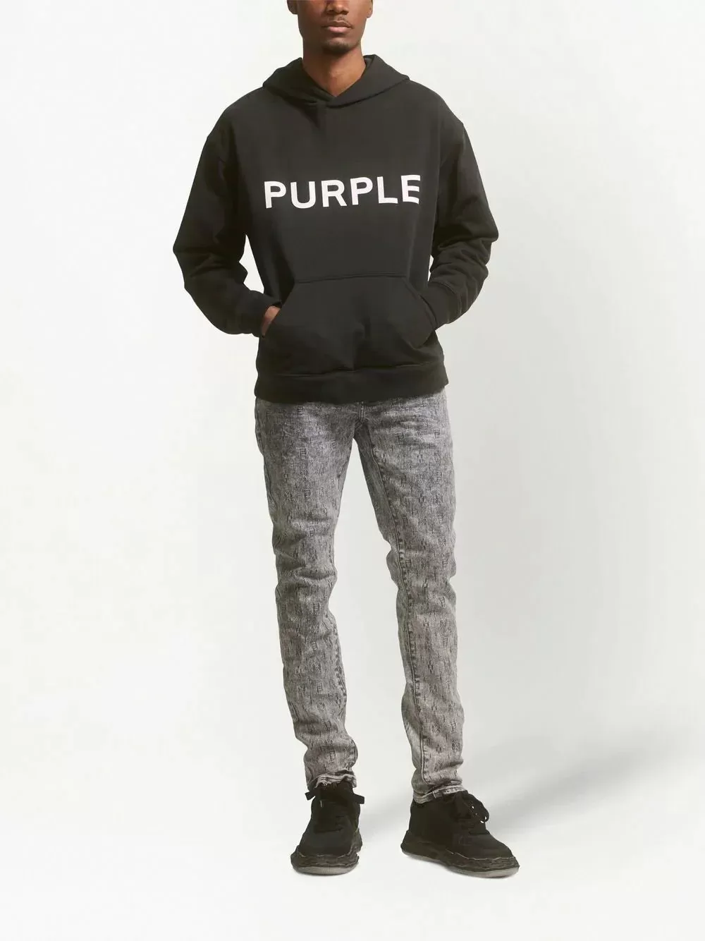 PURPLE BRAND P447 FRENCH TERRY HOODIE