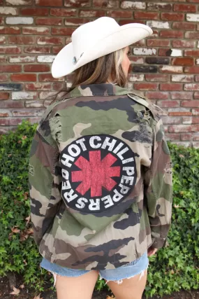 Red Hot Chili Peppers Camo Jacket