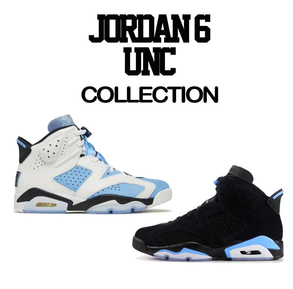 Retro 6 University Blue Shirt - Love Kicks - Blue