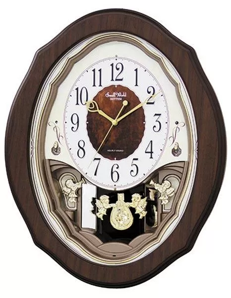 Rhythm Precious Angels Classical Melodies & Hymns Musical Clock